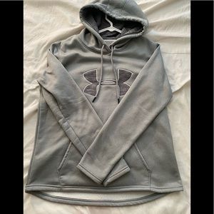 A grey Under Armour hoodie!